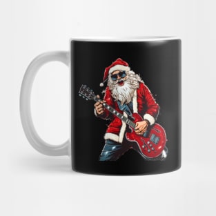 Guitar Santa Mug